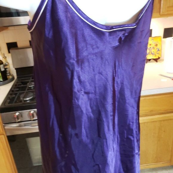 Morgan Taylor Intimates Purple Short Sleeveless Nightgown/Dress XXL - Picture 7 of 8